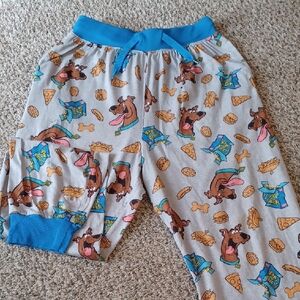 Mens Pajamas - Blue and Brown Scooby Doo